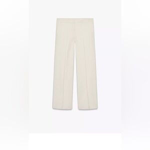 Zara Cream Wide Leg Women's Pants